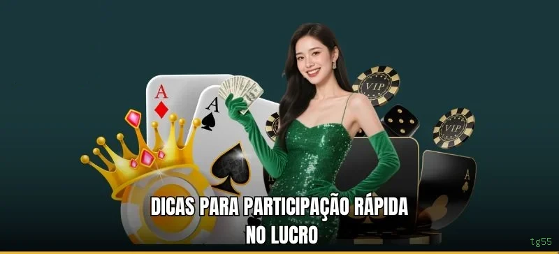 Imagem promocional da tg55 mostrando a plataforma e suas vantagens